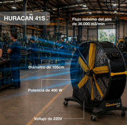 Ventilador Industrial Garland HURACAN 41S